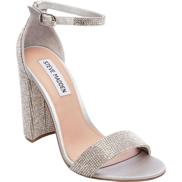 Steve Madden Shoes - Steve Madden Women's Carrson Ankle Strap Block Heeled Sandals New